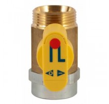 STRAIGHT VALVE W/PRESS. PLUG NO KEY 1"