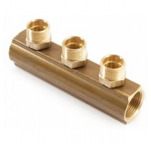 F/F MANIF. W/NIPPLE EK. 1"1/4x3/4" -T10