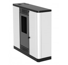 Камина пелетна "Aurora Slim" 10 kW - въздушна канална ( 1 въздуховод )