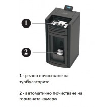 Камина пелетна "Onyx Hydro" 12 kW - с водна риза