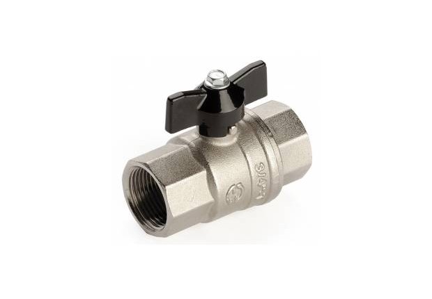 F/F BALLVALVE NK W/BUTTERFLY 3/4"
