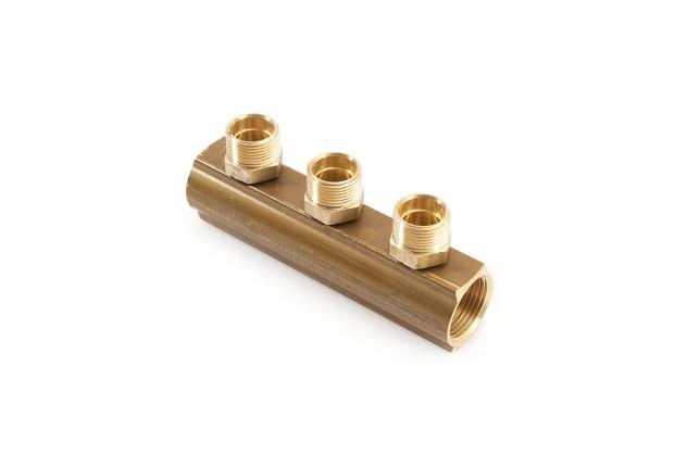 F/F MANIF. W/NIPPLE EK. 3/4"x3/4" -T11