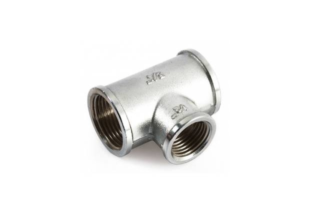 REDUCED TEE CHR. 1"x1/2"x1"