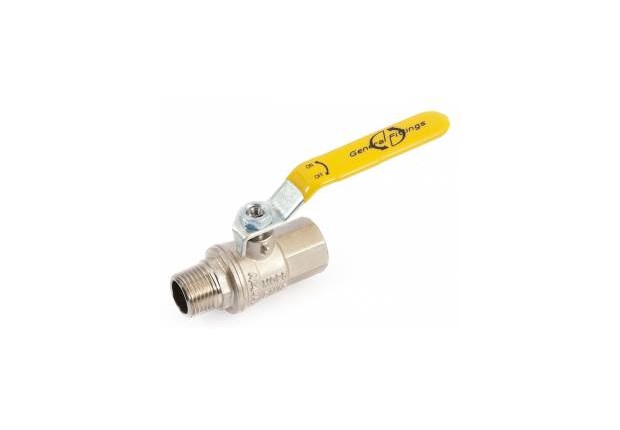M/F BALL VALVE  W/LEVER FOR GAS NK 1"