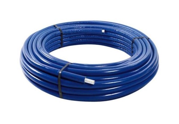 Тръба PEXB-AL-PEXB 16x2 с термоизолация синя - 100 м