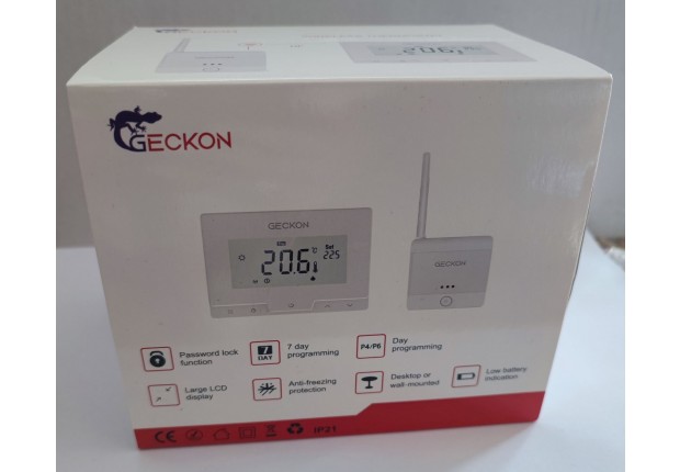 Безжичен термостат GECKON   (модел с Wi Fi - 182,4 лв)
